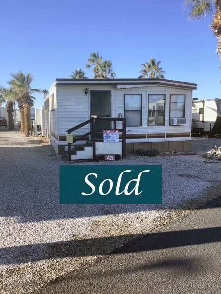 1 Bedroom Bedrooms, ,1 BathroomBathrooms,Gila Mountain RV Resort,Sold,1225