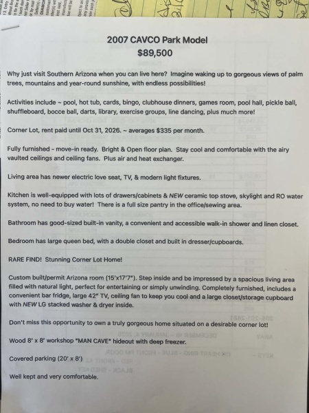 1 Bedroom Bedrooms, ,1 BathroomBathrooms,Rancho Rialto Home,Sold,0,1413